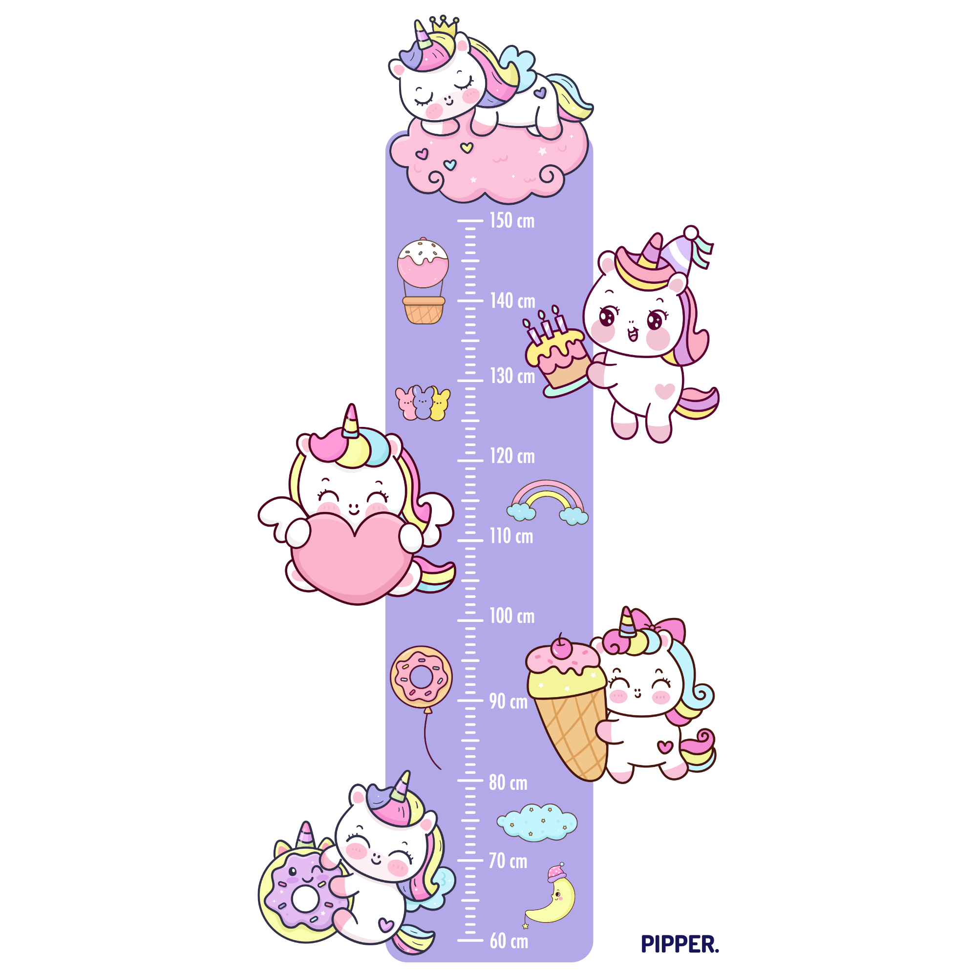 Textil matrica Méro Unikornisok